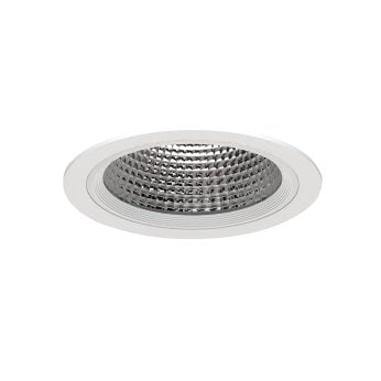 White version of the World 225 recessed luminaire.
