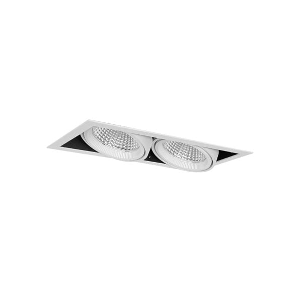 White version of the Cardan S Two HE downlight luminaire